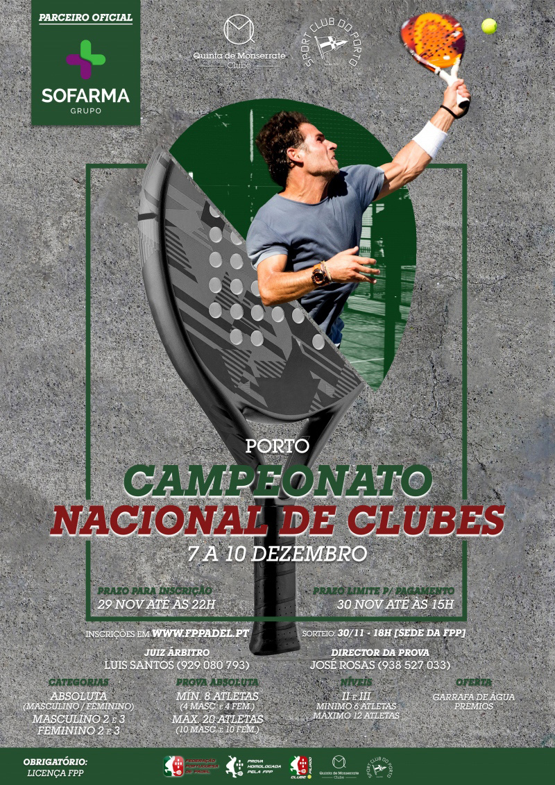 Padel Campeonato Nacional de Clubes 2017 - Cartaz.jpg