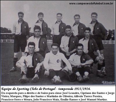 Plantel na temporada 1925/26