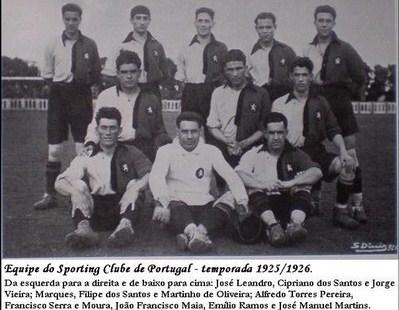 Plantel na temporada 1925/26