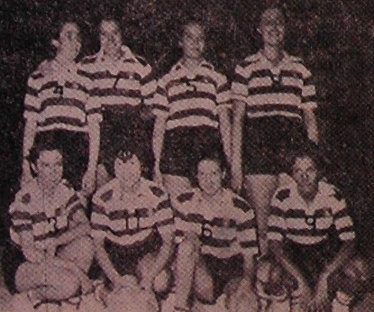 A equipa de Basquet feminino temporada 1955