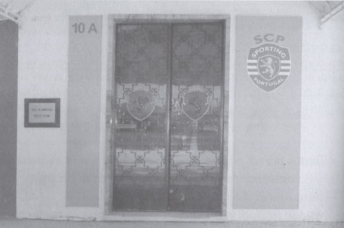 A mítica Porta 10-A no Estádio José Alvalade