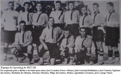 Plantel da época 1927/28