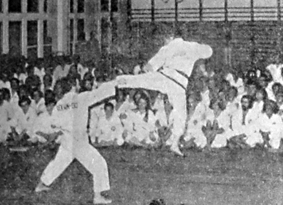 FicheiroTaekwondo1976demonstração.jpg Wiki Sporting