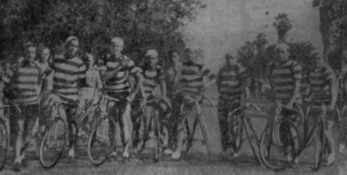 A equipa de Ciclismo do Sporting em 1948