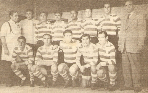 Plantel da época 1957/58