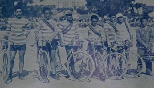 A equipa de Ciclismo do Sporting em 1933