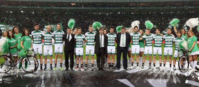 A equipa de Ciclismo do Sporting em 2016